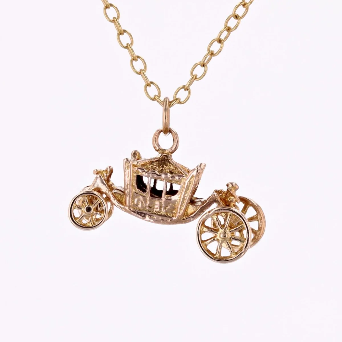 Yellow gold pendant - Image 5
