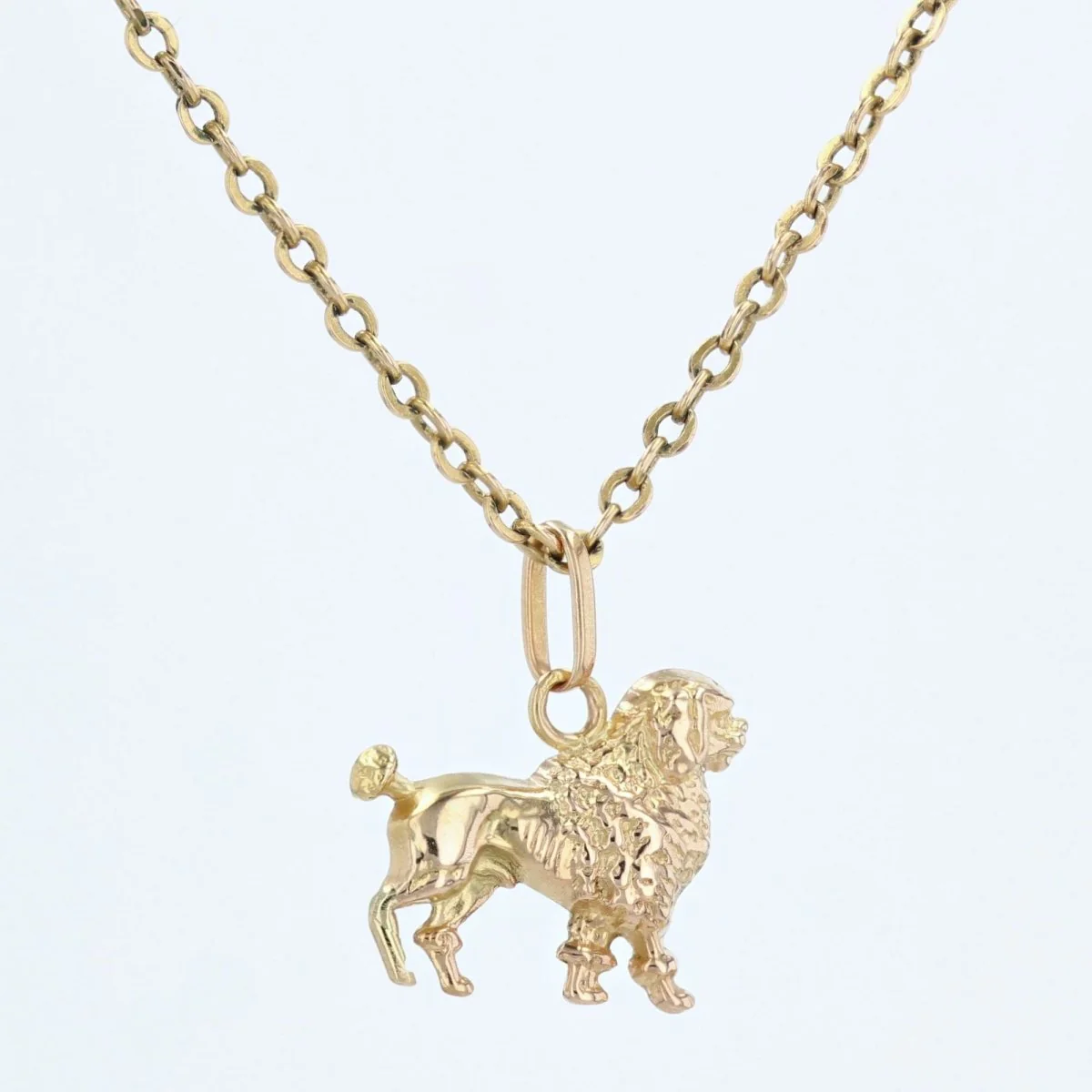 Poodle Pendant in Yellow gold - Image 3