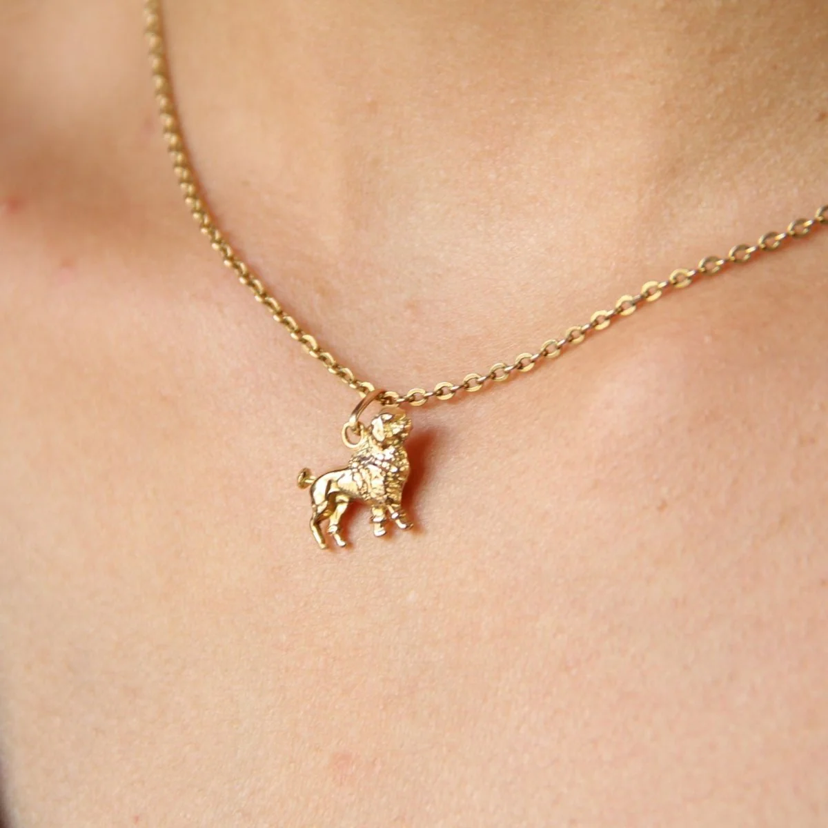 Poodle Pendant in Yellow gold - Image 4