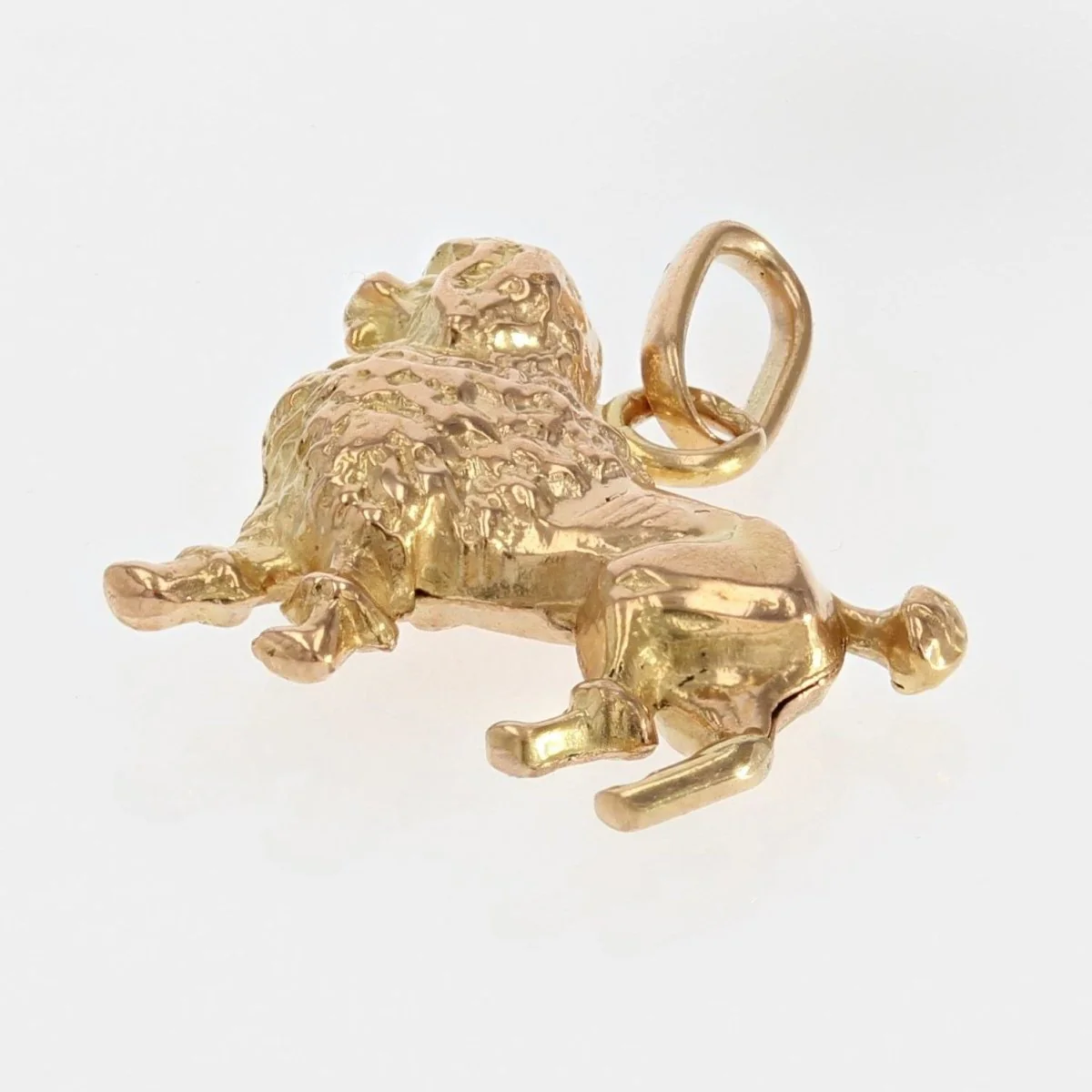 Poodle Pendant in Yellow gold - Image 9