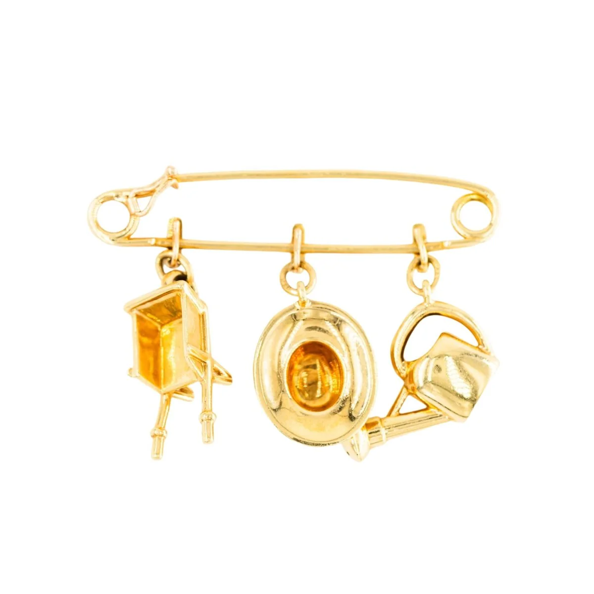 CARTIER "Le Jardinier" Brooch in yellow gold - Image 5