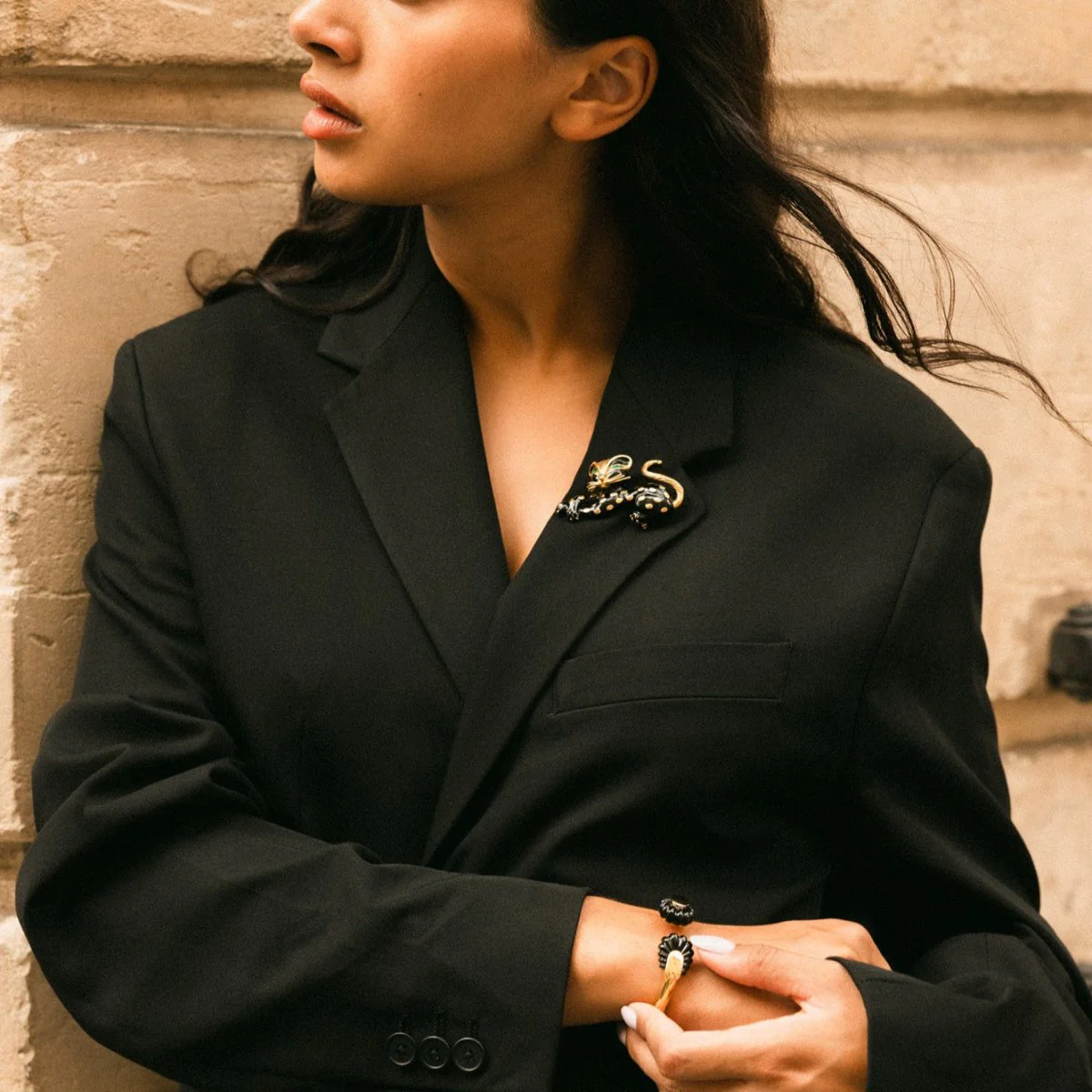 FRED “Panther” brooch in yellow gold and enamel - Image 3