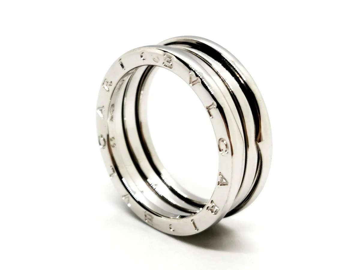 BULGARI Bandeau ring "B.Zero1" in white gold - Image 10