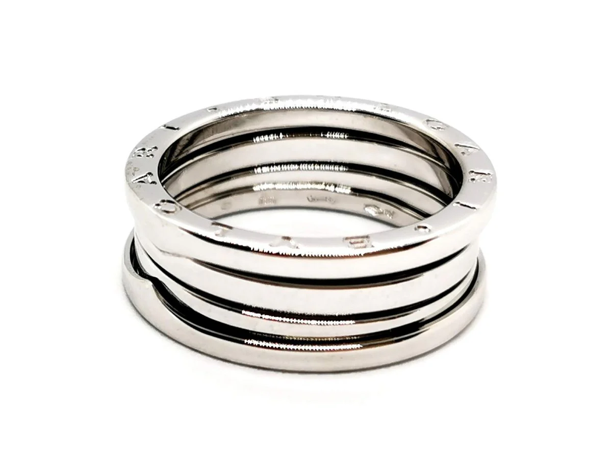 BULGARI Bandeau ring "B.Zero1" in white gold - Image 3