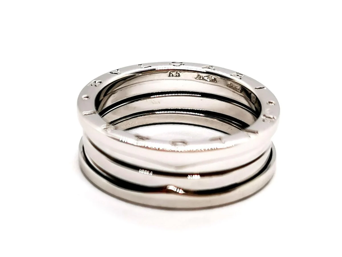 BULGARI Bandeau ring "B.Zero1" in white gold - Image 4