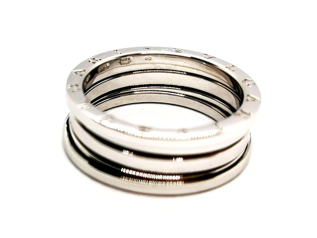 BULGARI Bandeau ring "B.Zero1" in white gold - Image 7