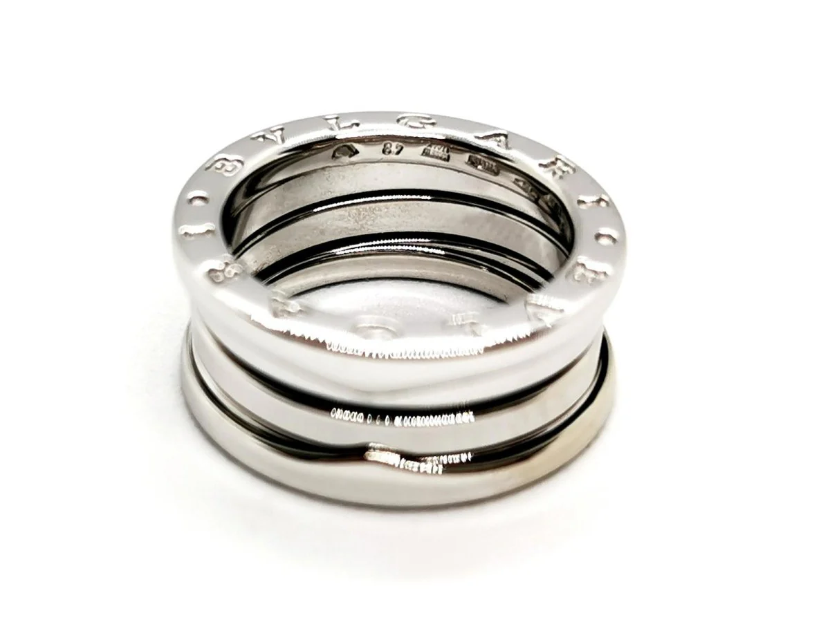 BULGARI "B.Zero1" Band Ring in white gold - Image 3
