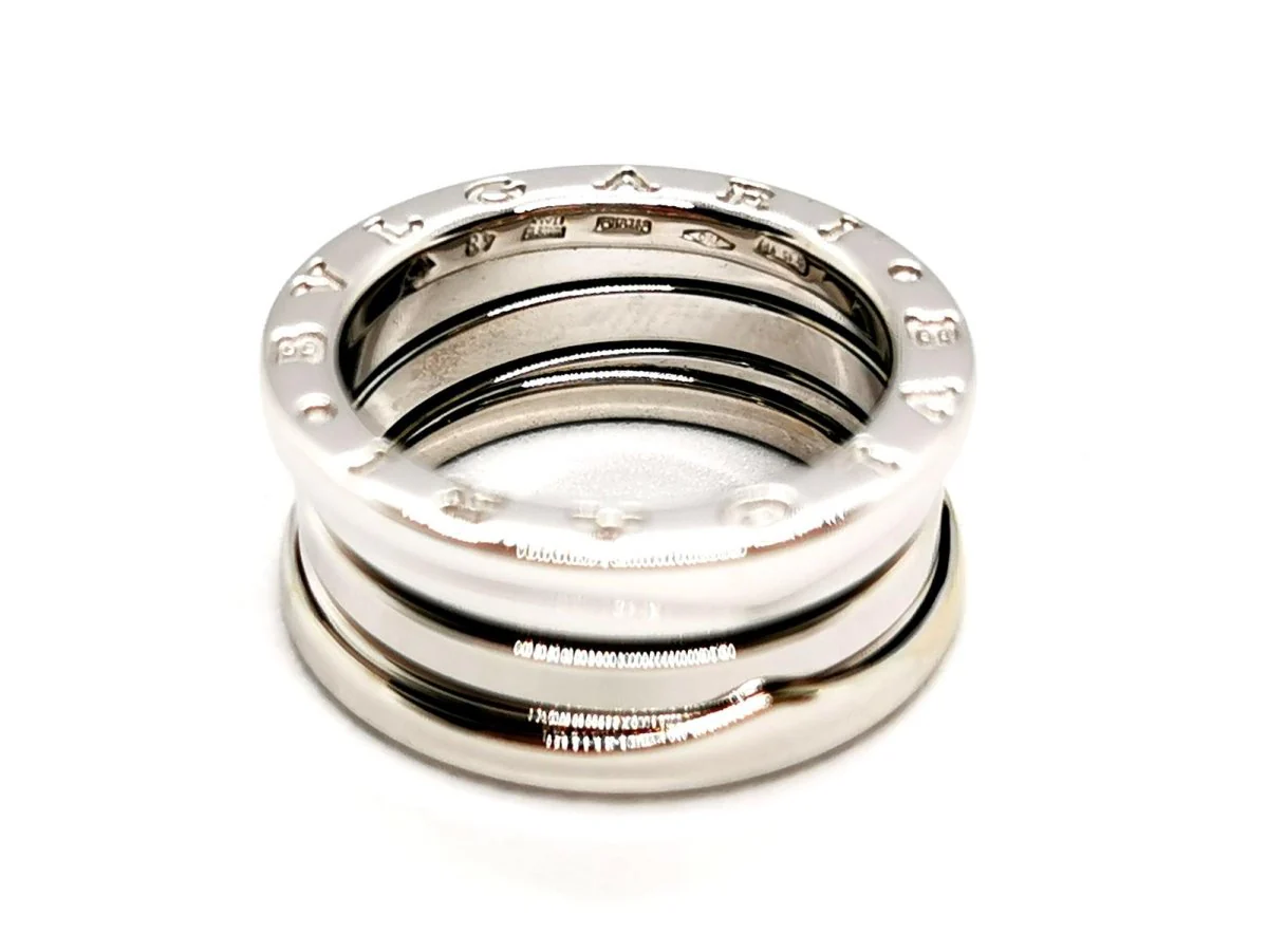 BULGARI "B.Zero1" Band Ring in white gold - Image 4