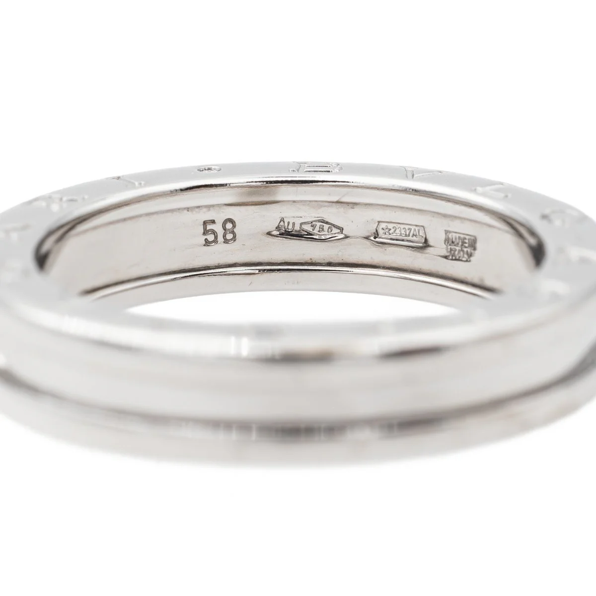 BULGARI "B.Zero1" ring in white gold - Image 5