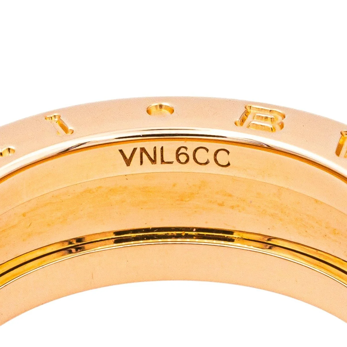 BULGARI "B.Zero 1 Rock" Band Ring in rose gold - Image 4