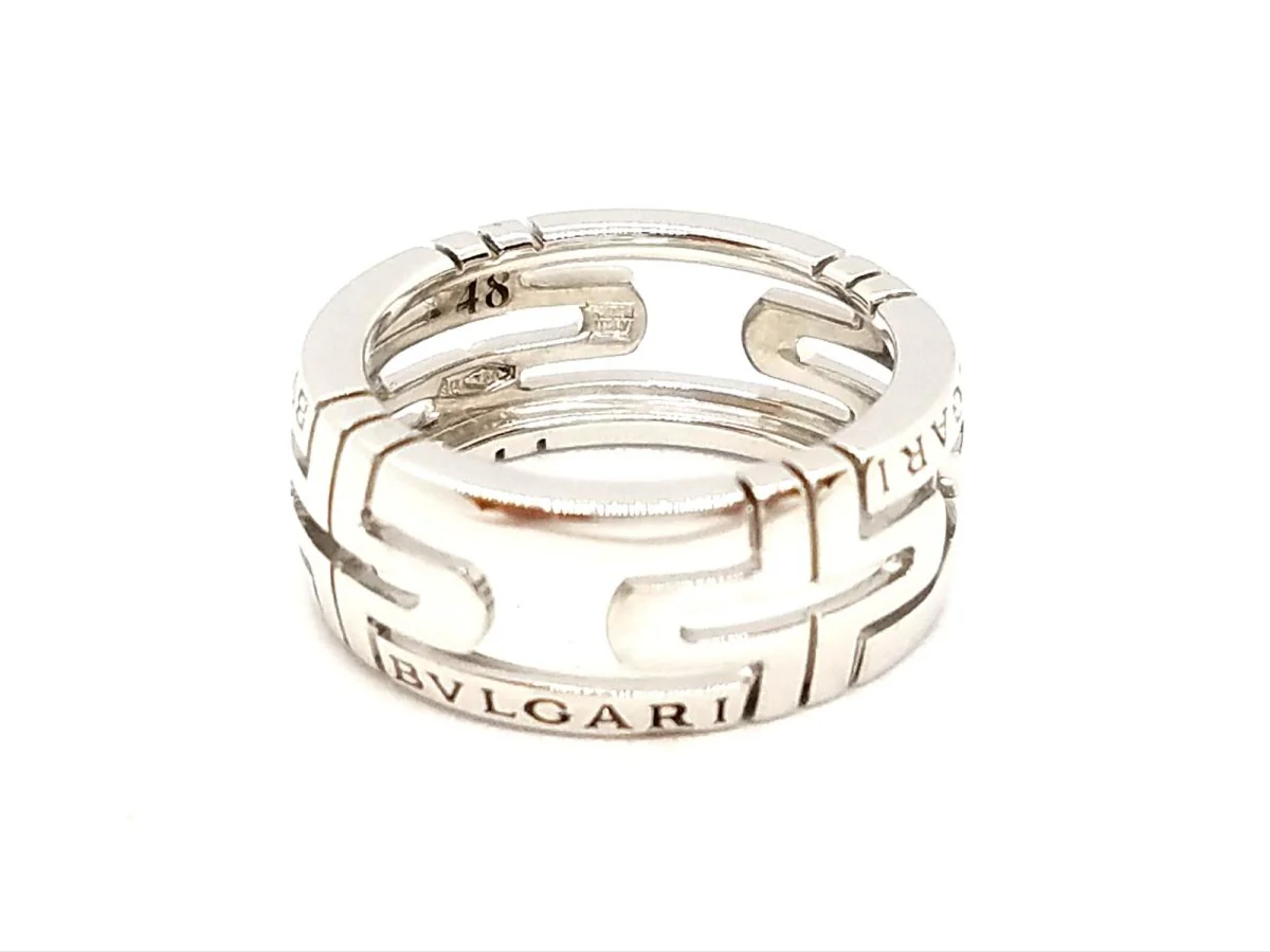 Bulgari Parentesi Ring White gold - Image 4