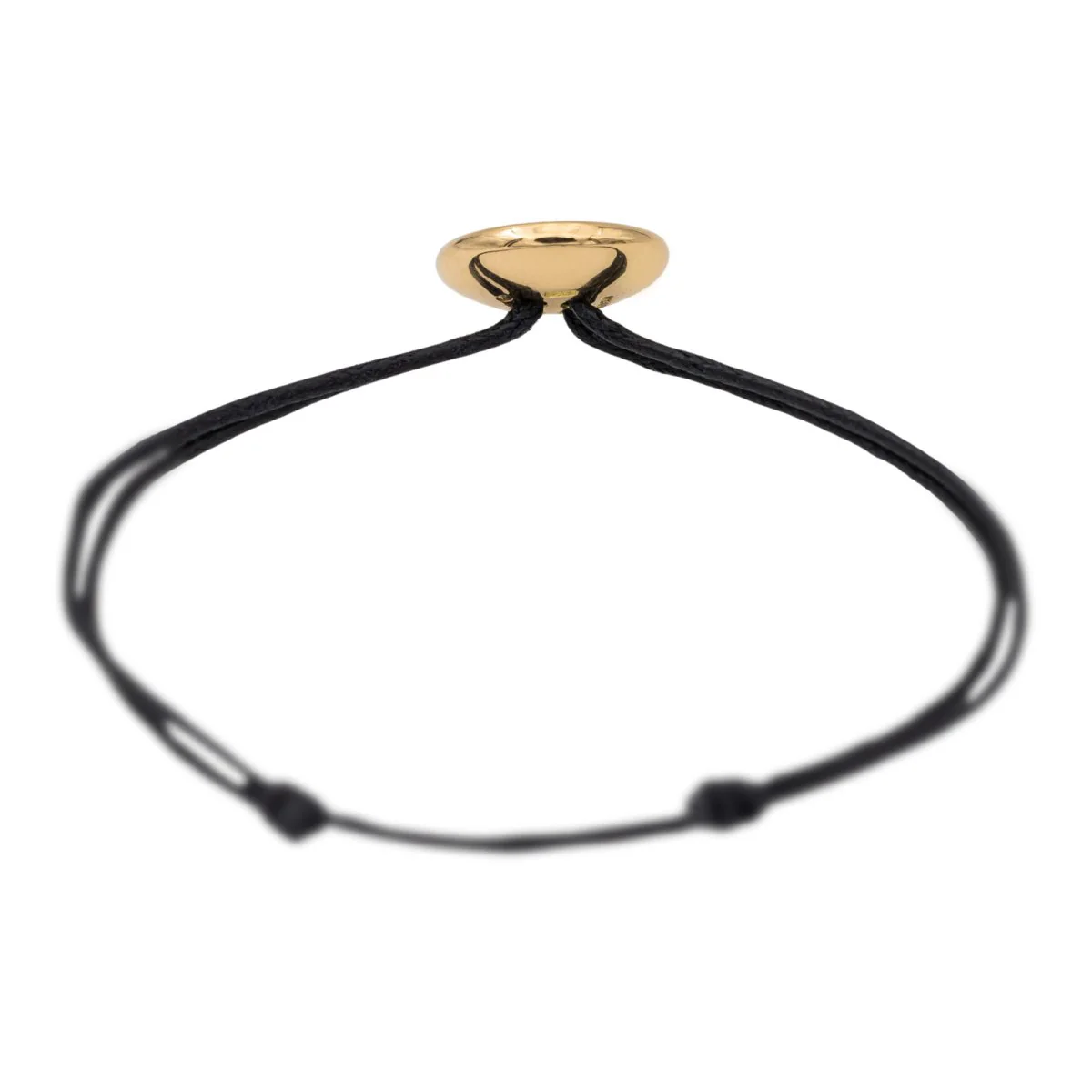 BULGARI bracelet in yellow gold and cord - Image 5