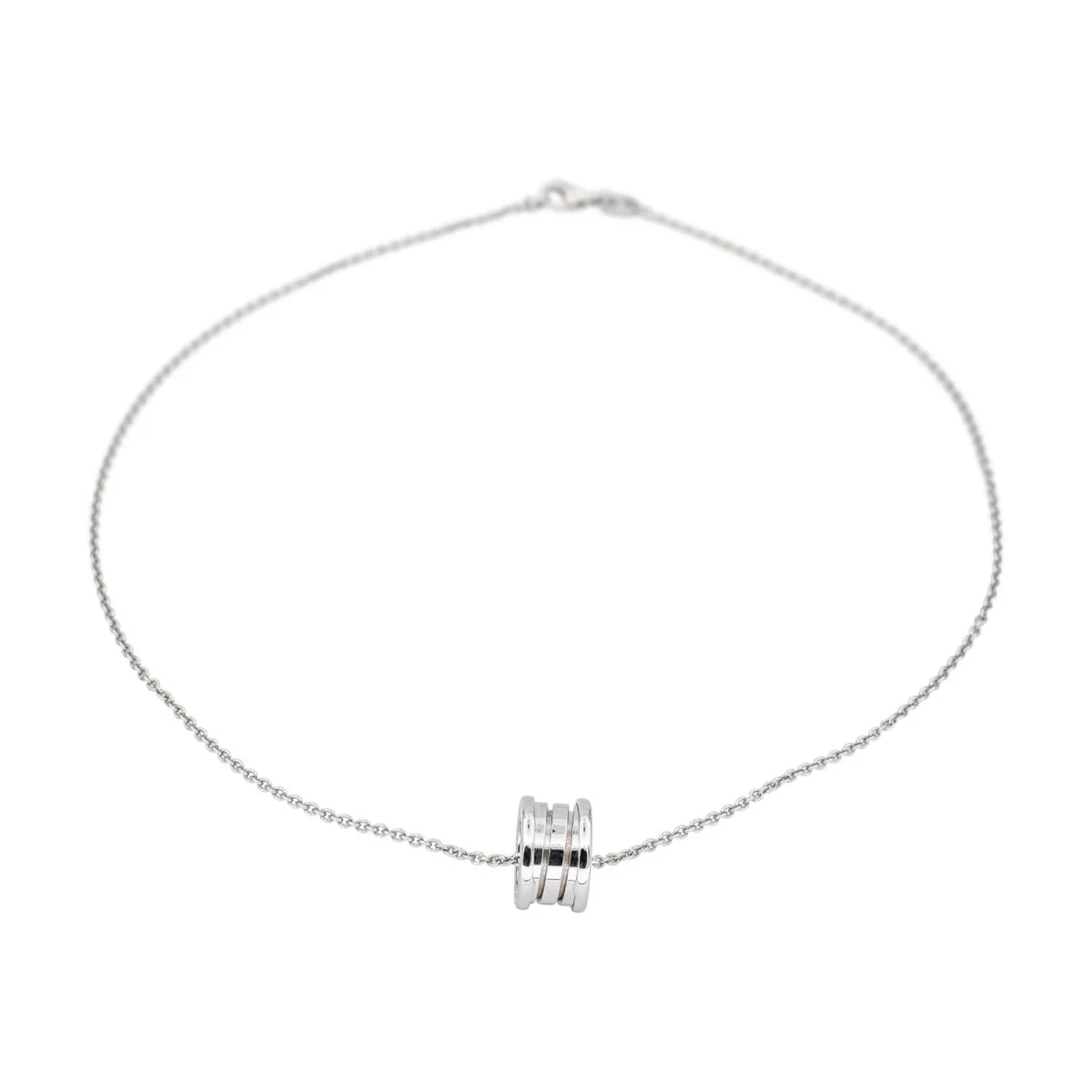 BULGARI "B.Zero 1" Pendant Necklace in White Gold - Image 6