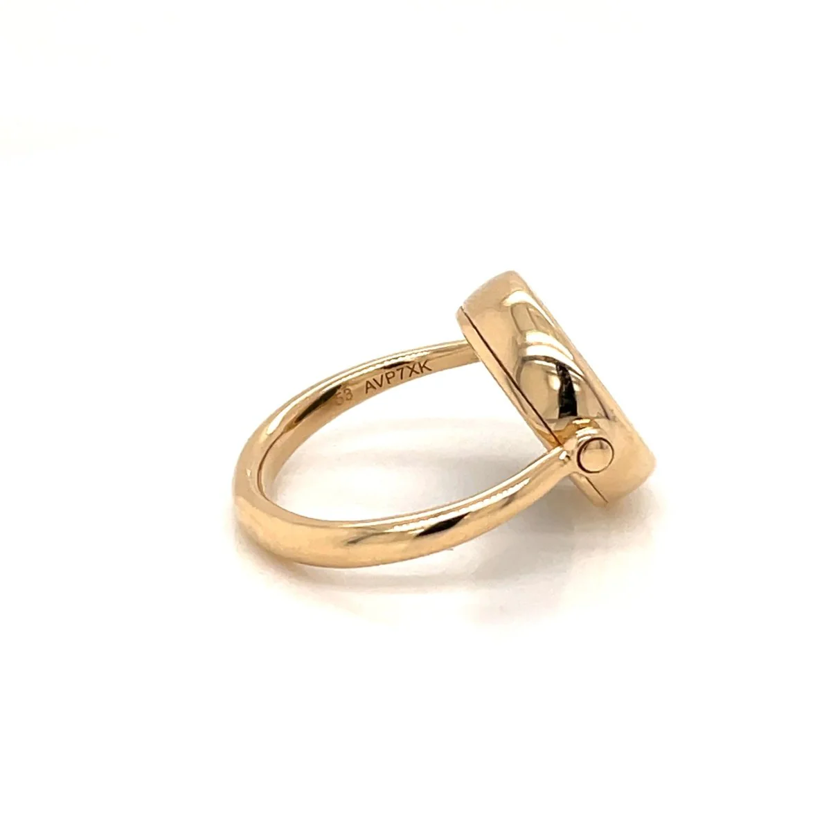 Bulgari Ancient Coin Gold Flip Ring - Image 4