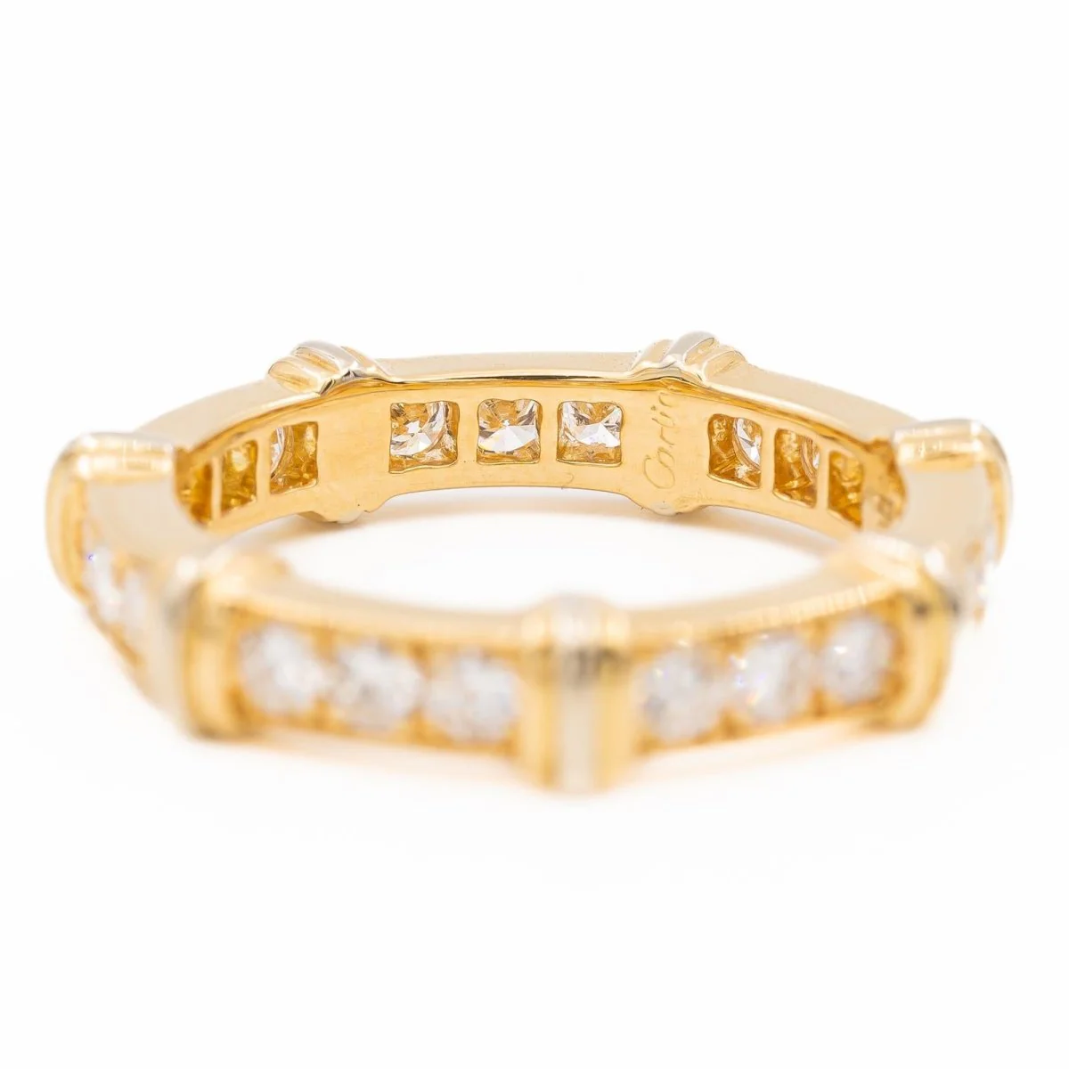 CARTIER “Eternité” wedding ring in yellow gold and diamond - Image 3