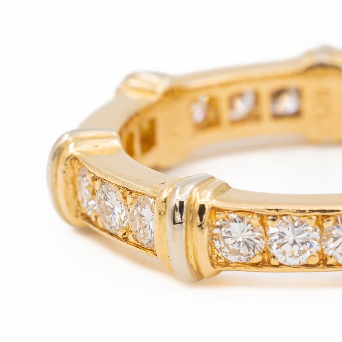 CARTIER “Eternité” wedding ring in yellow gold and diamond - Image 4