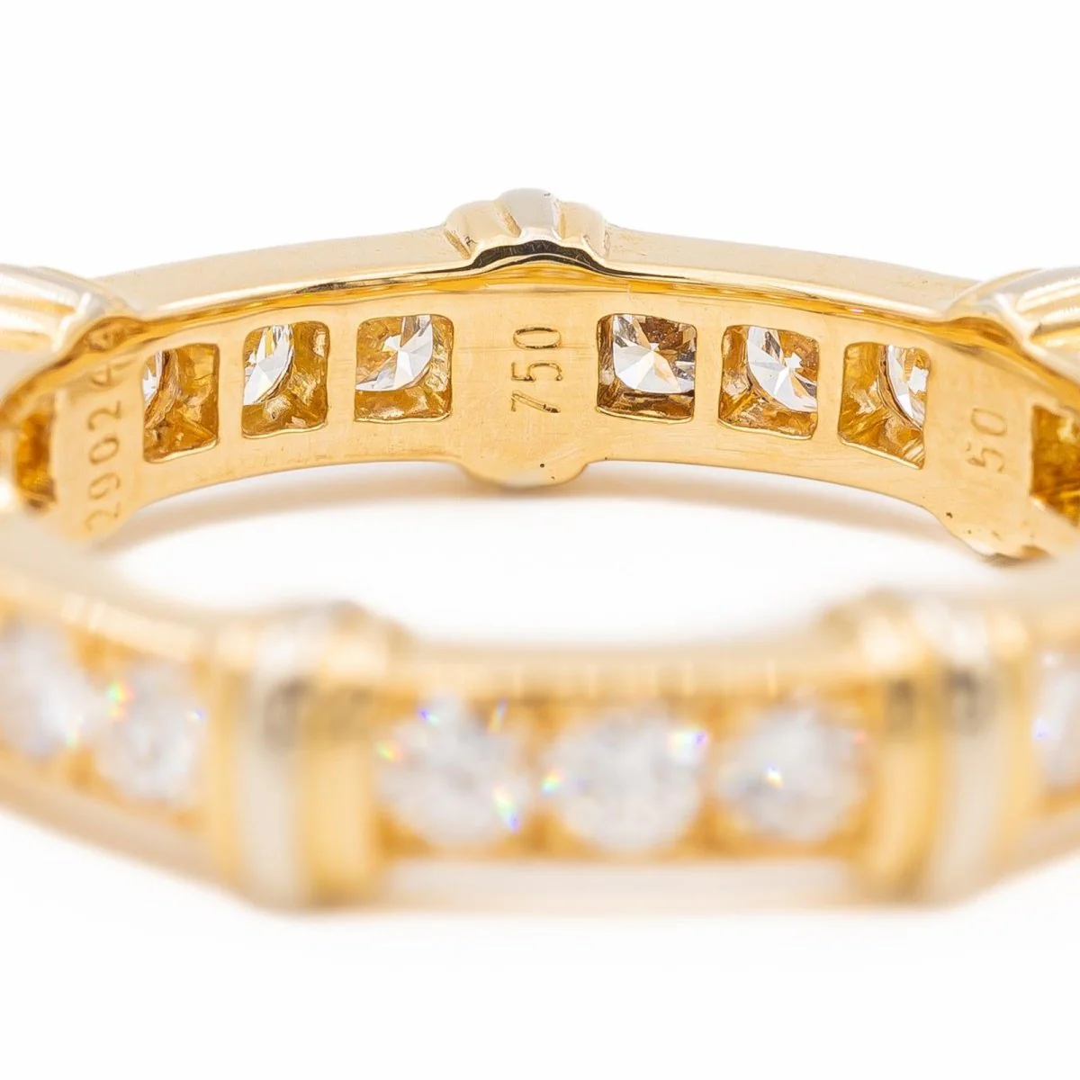 CARTIER “Eternité” wedding ring in yellow gold and diamond - Image 5