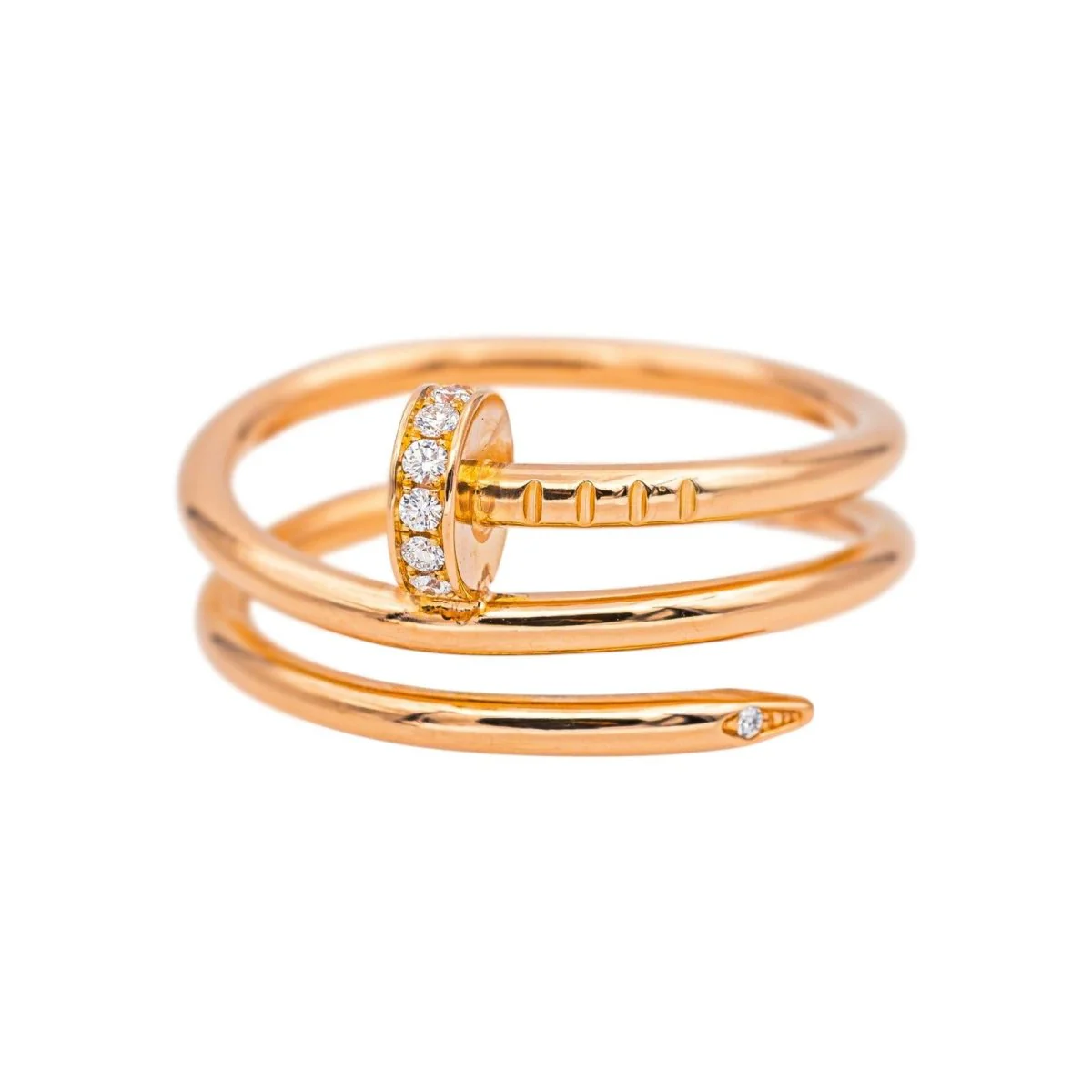 Cartier Ring Just a nail Rose gold diamond