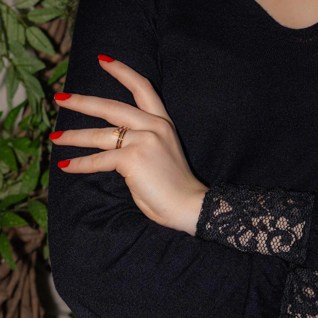 Cartier Ring Just a nail Rose gold diamond - Image 2