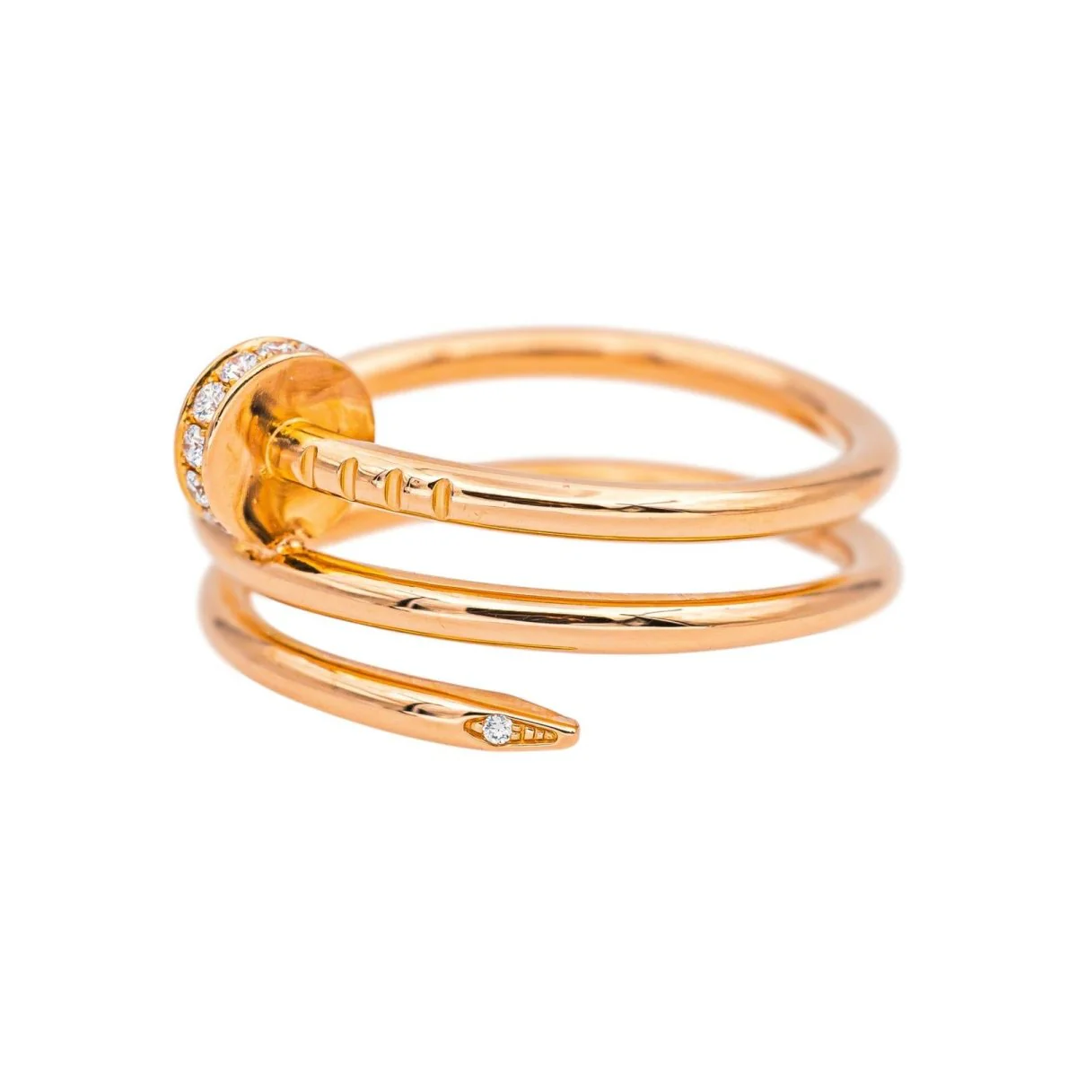 Cartier Ring Just a nail Rose gold diamond - Image 3