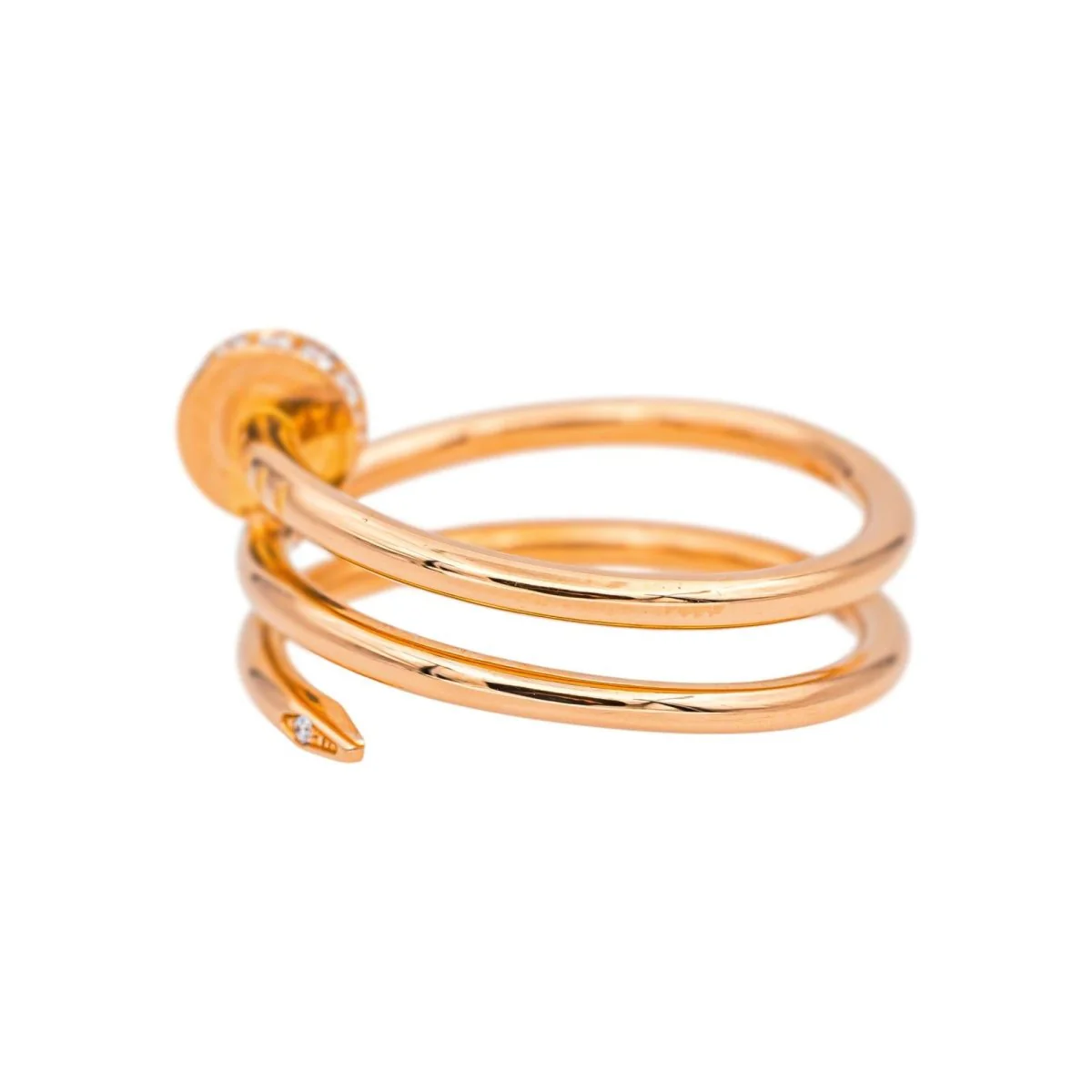 Cartier Ring Just a nail Rose gold diamond - Image 4