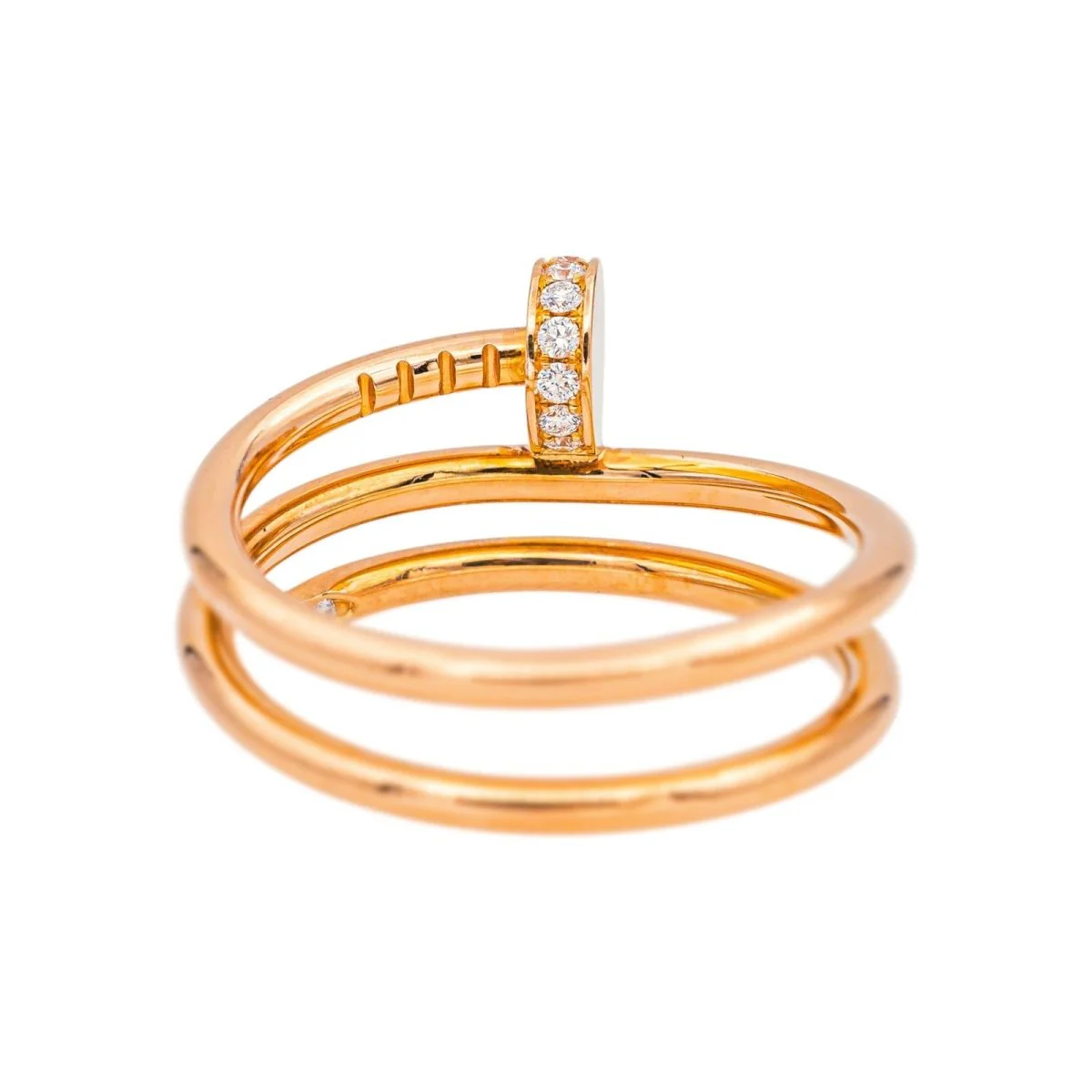 Cartier Ring Just a nail Rose gold diamond - Image 5