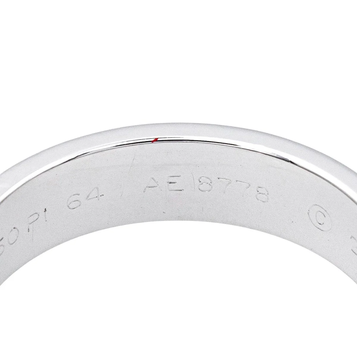 Ring CARTIER "Love" wedding ring in paltinium - Image 7