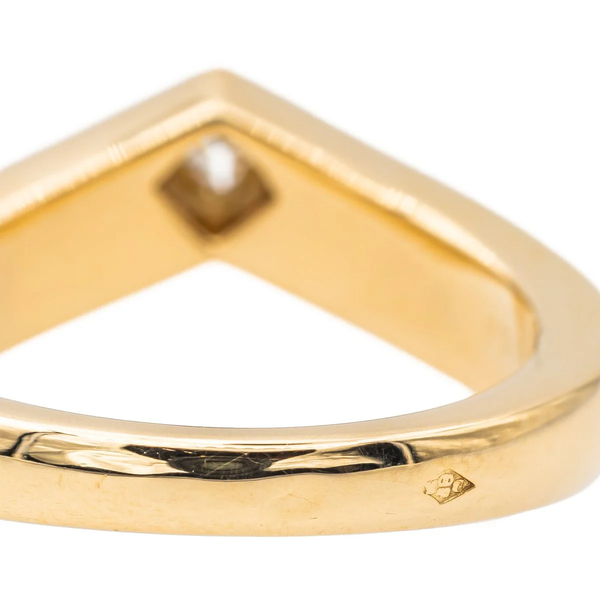 Cartier Ring Solitaire Triandre Yellow gold diamond - Image 7