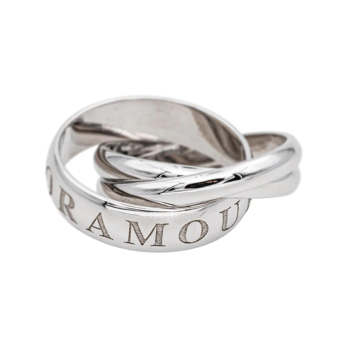 Ring Alliance CARTIER "Trinity" in white gold - Image 3