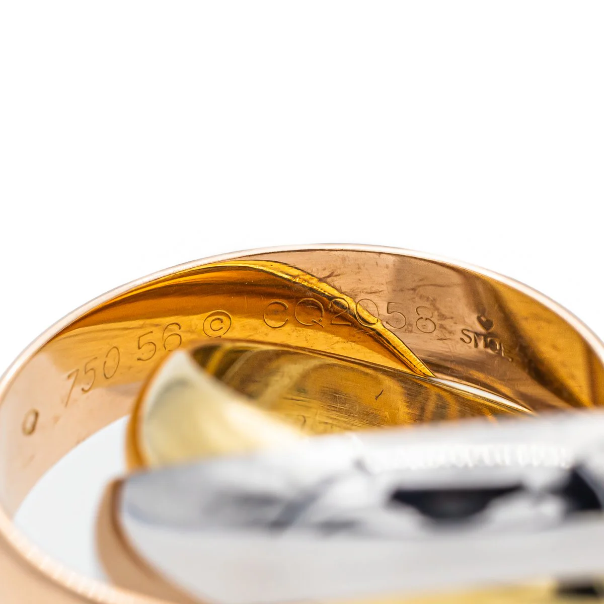 CARTIER "Trinity" ring in yellow, white and pink gold - Image 5