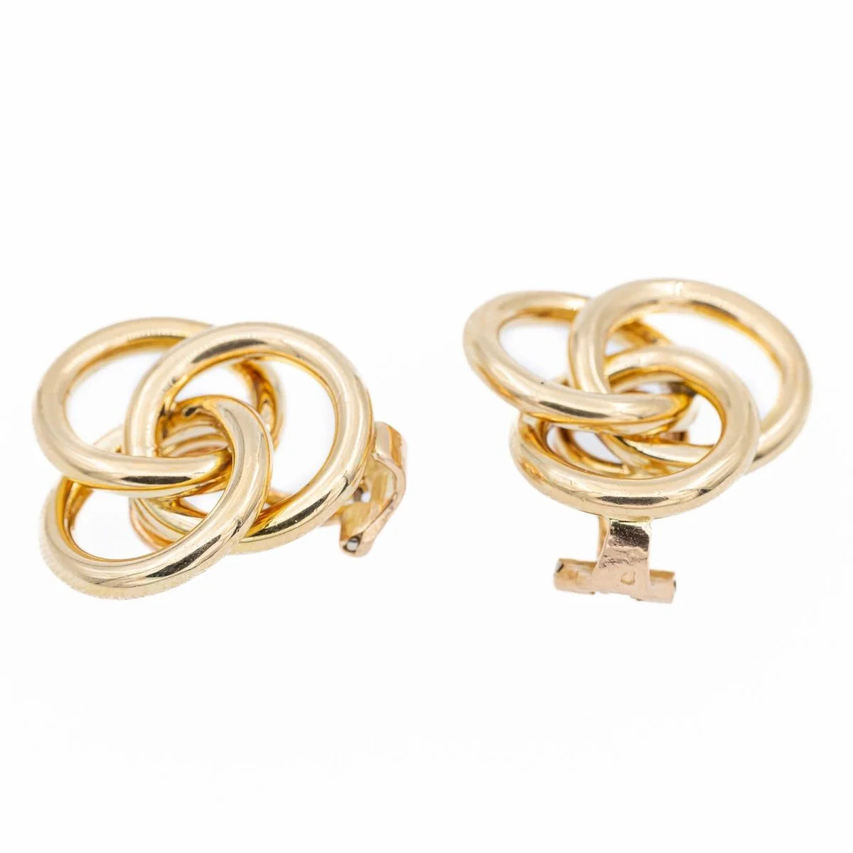 CARTIER Clip earrings in yellow gold - Image 3