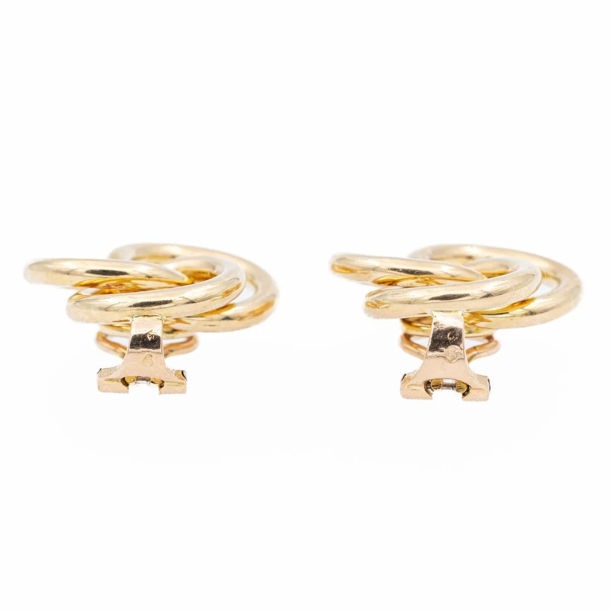 CARTIER Clip earrings in yellow gold - Image 5