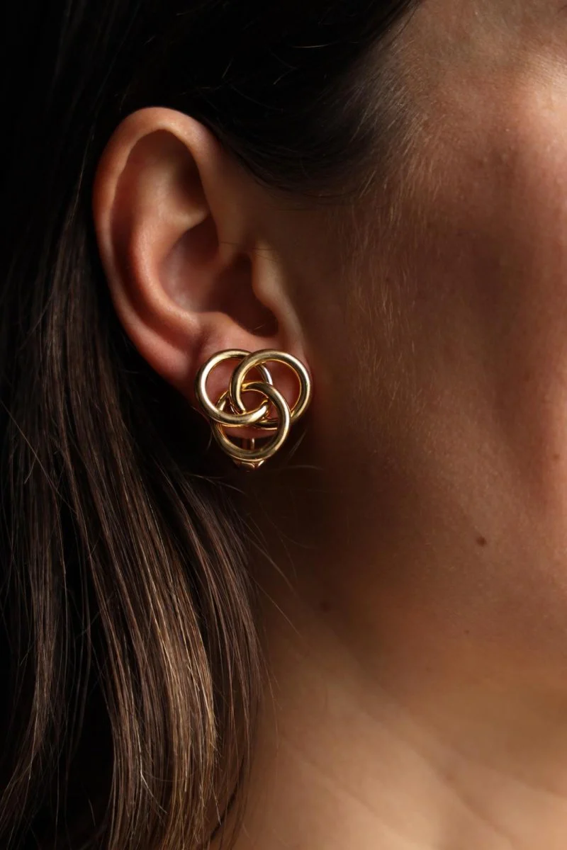 CARTIER Clip earrings in yellow gold - Image 8