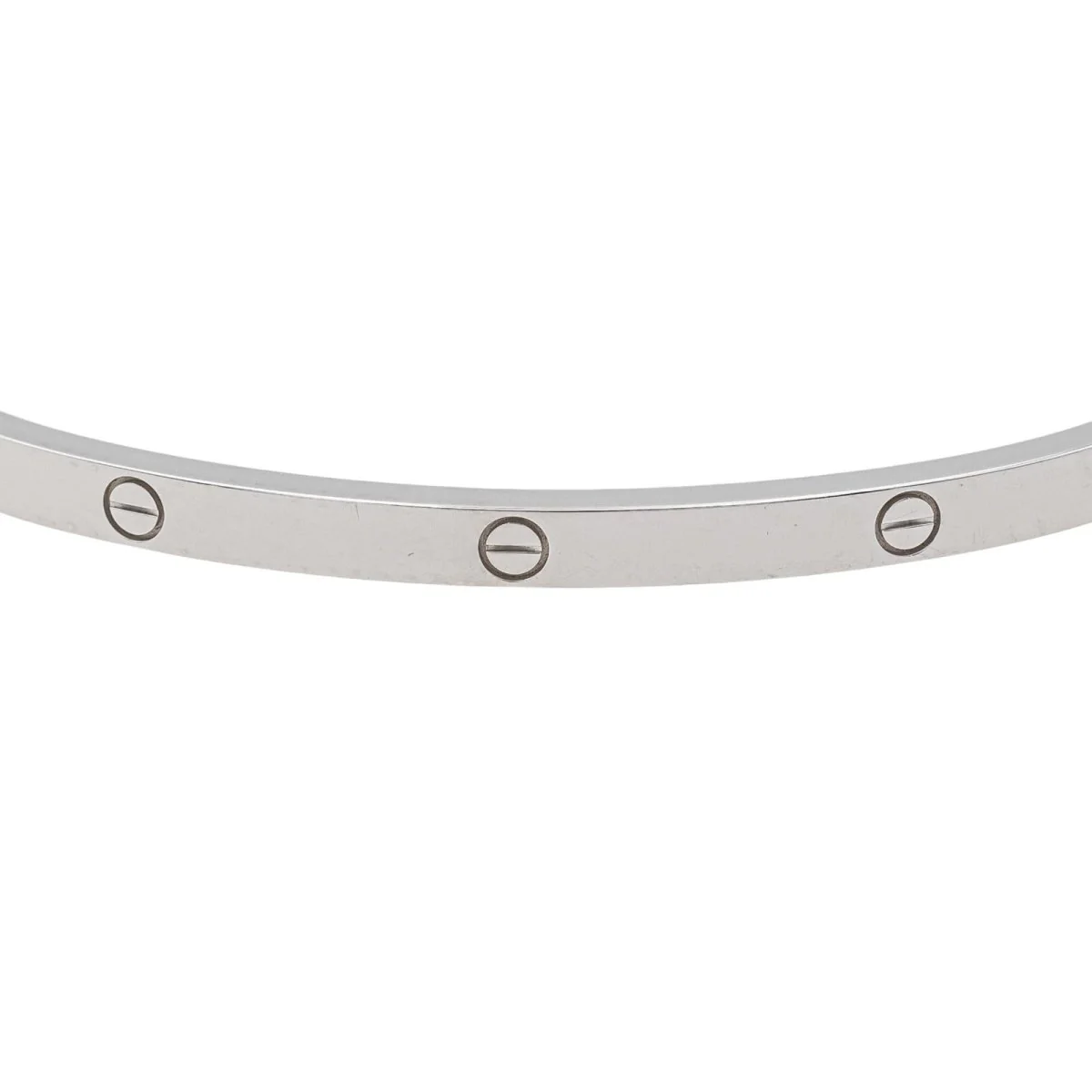 Bracelet Cartier Jonc Love in white gold - Image 3