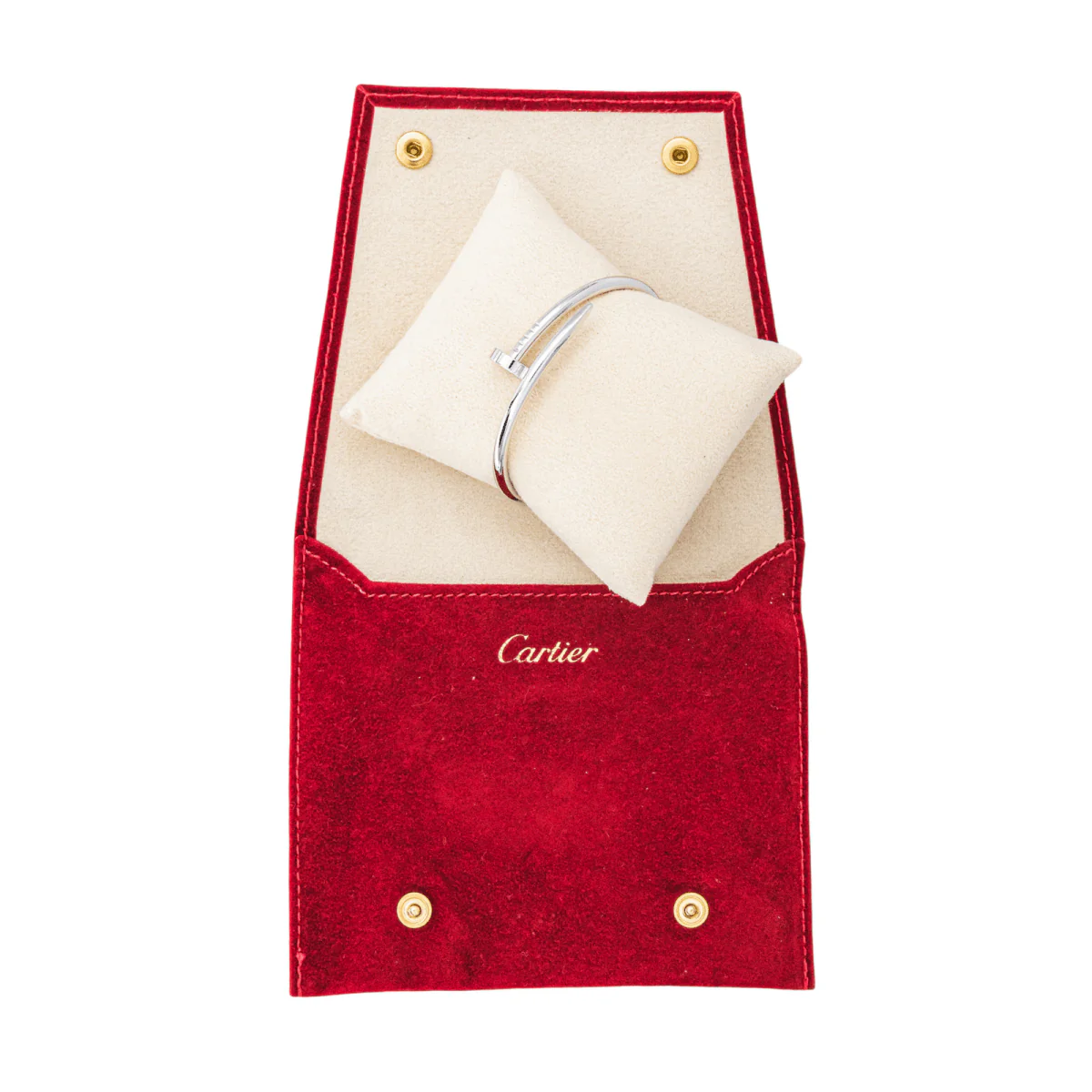CARTIER “Juste Un Clou” bangle bracelet in white gold - Image 9