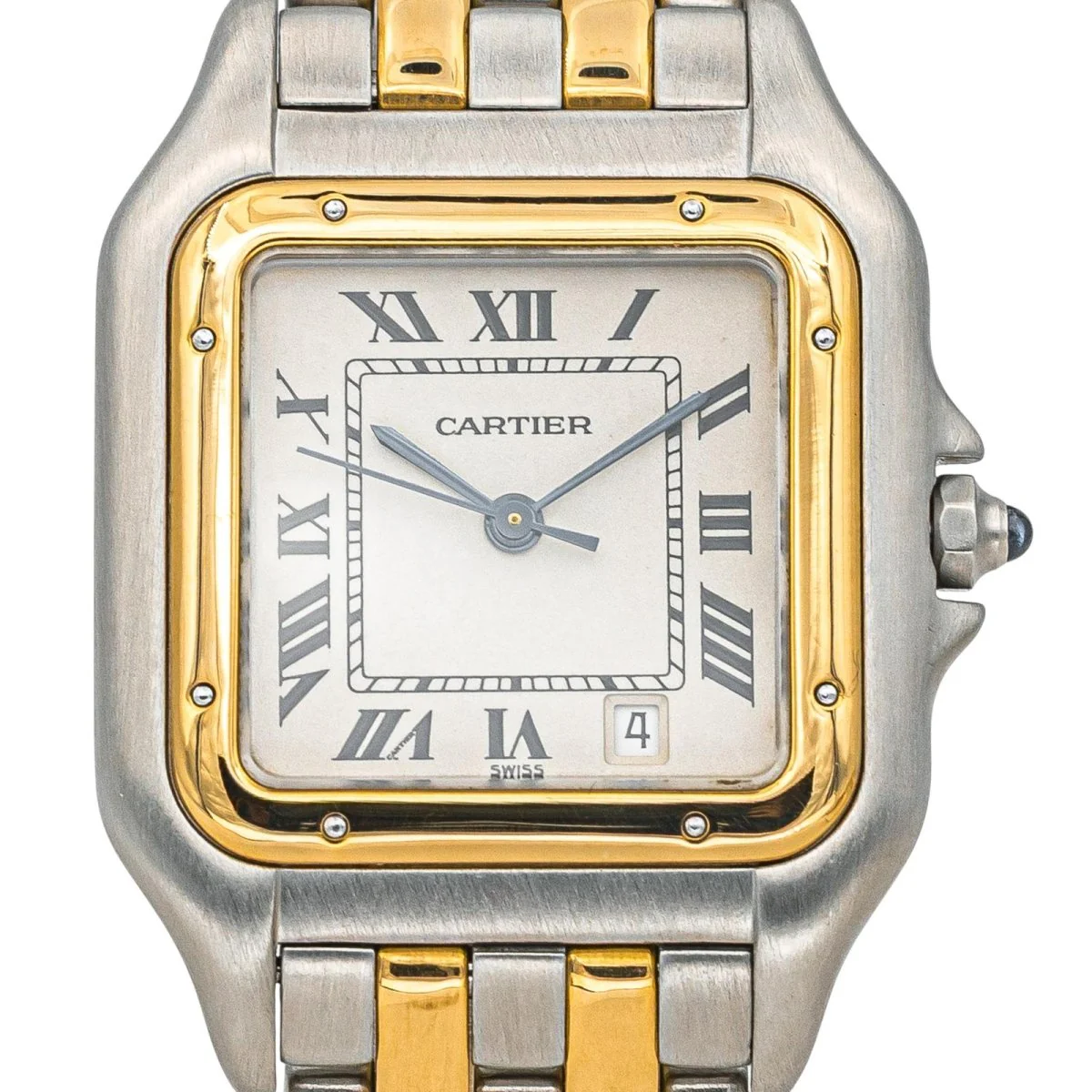CARTIER "Panther" watch in yellow gold, steel and quartz - Image 3