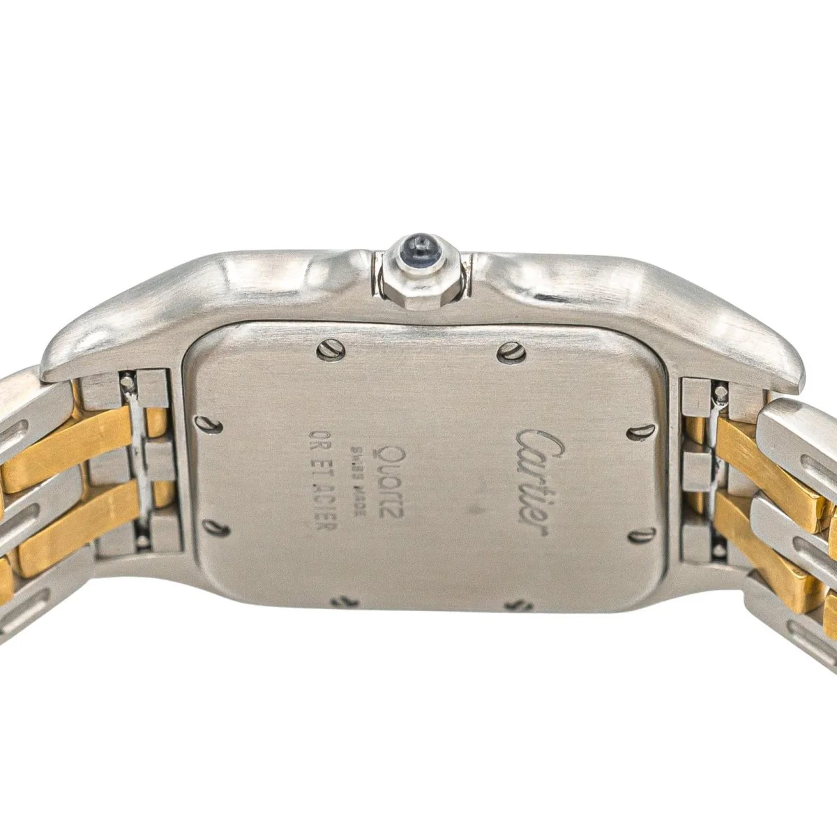 CARTIER "Panther" watch in yellow gold, steel and quartz - Image 6