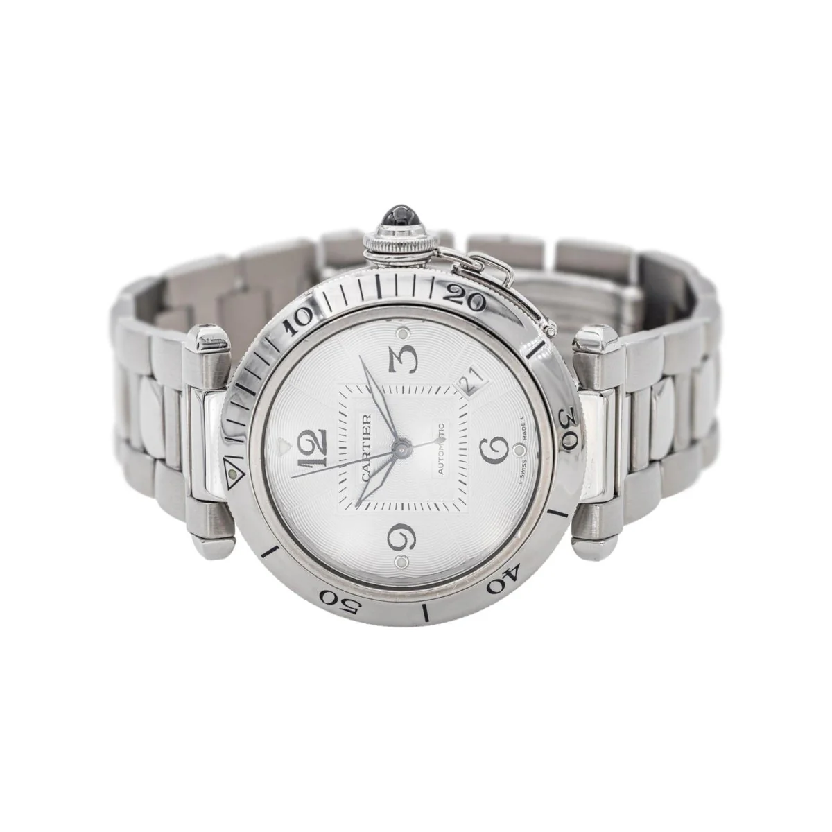 Cartier Pasha Steel Watch - Image 4