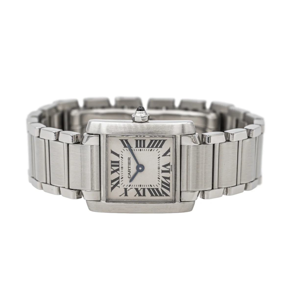 Cartier Watch Tank in steel - Image 4