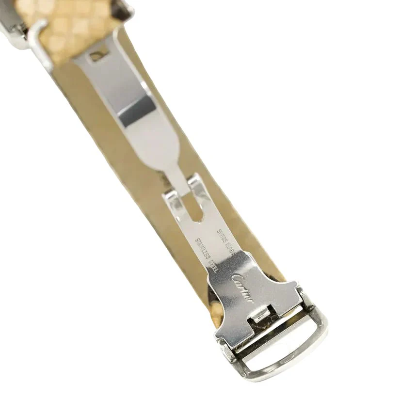 Cartier Tank Solo ref. 3170 "Python" - Steel - 2014 (full set) - Image 6
