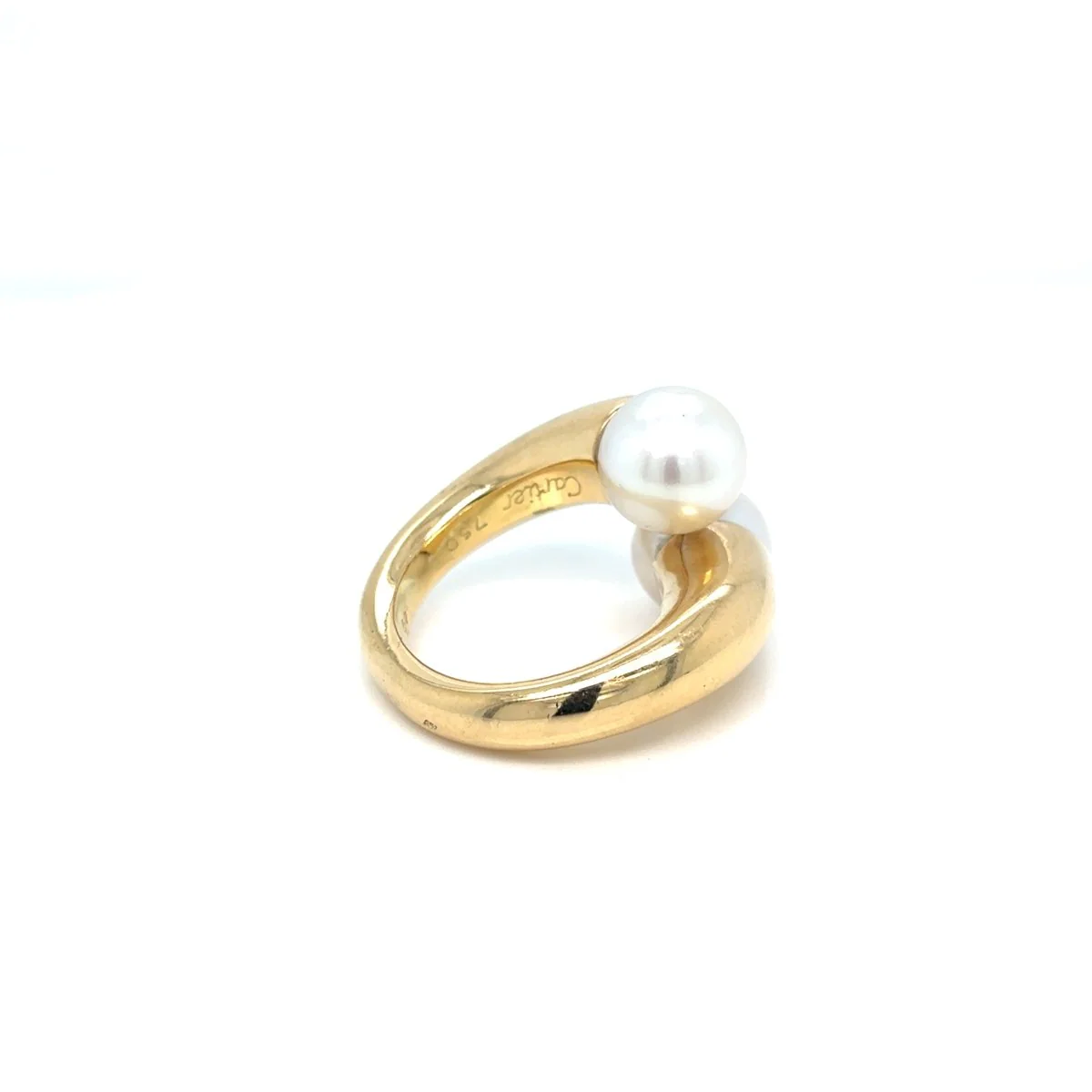 Cartier Toi & Moi Pearl Ring in 18 Karat Yellow Gold, 1996 - Image 3