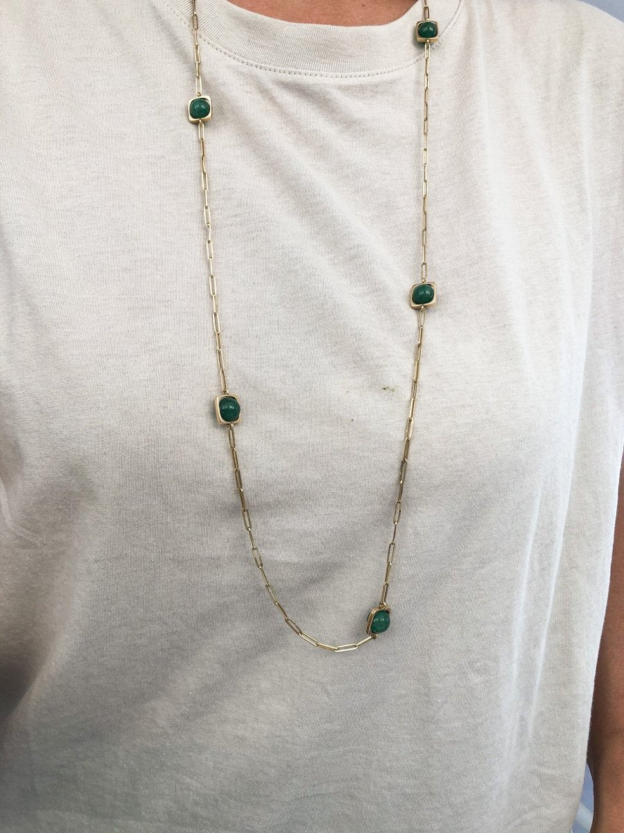 Yellow gold necklace signed by Dinh Van print collection - Image 3