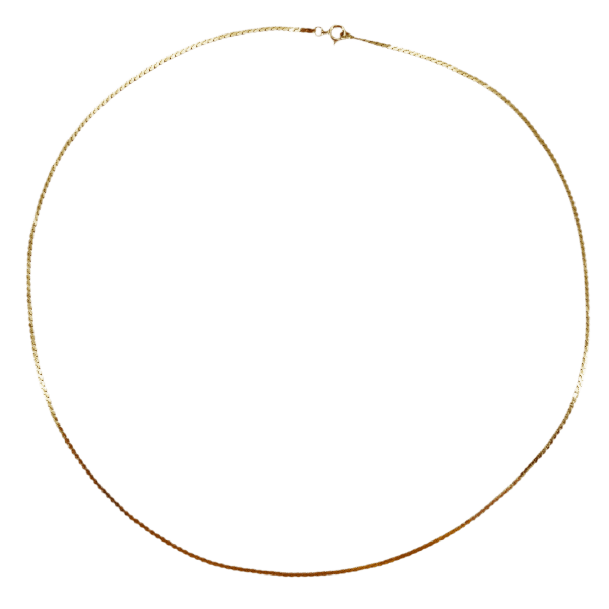 Yellow gold chain necklace - Image 3