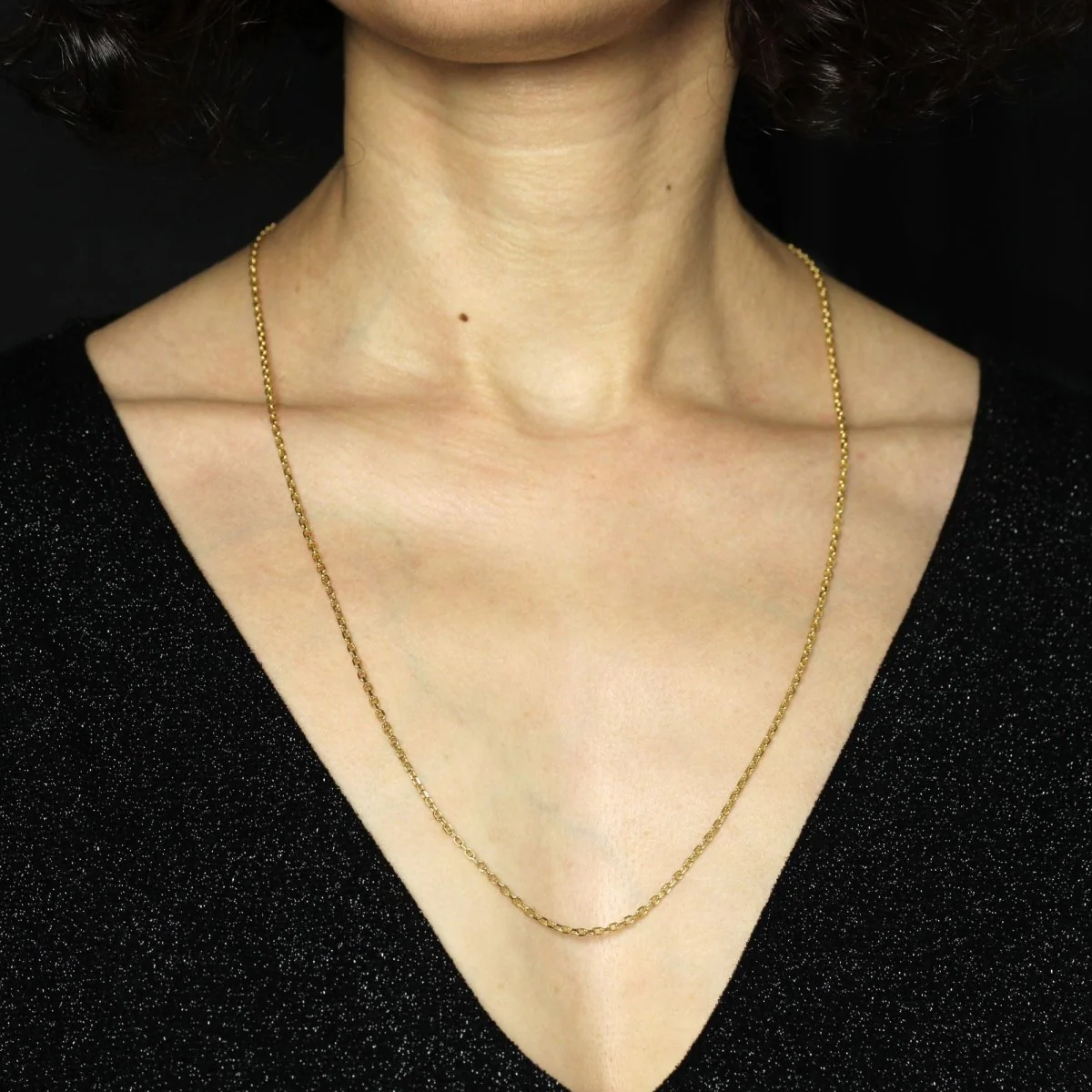 Necklace Chain in yellow gold - Image 2