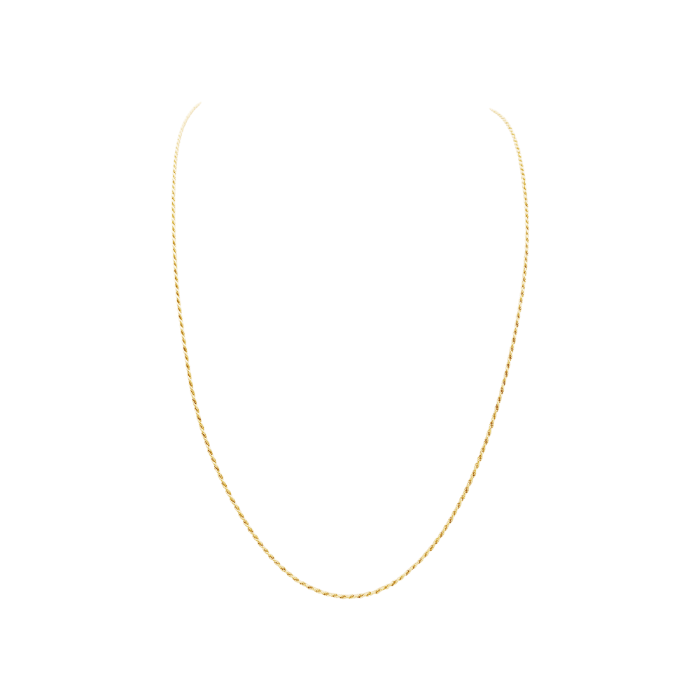FRED chain necklace in yellow gold