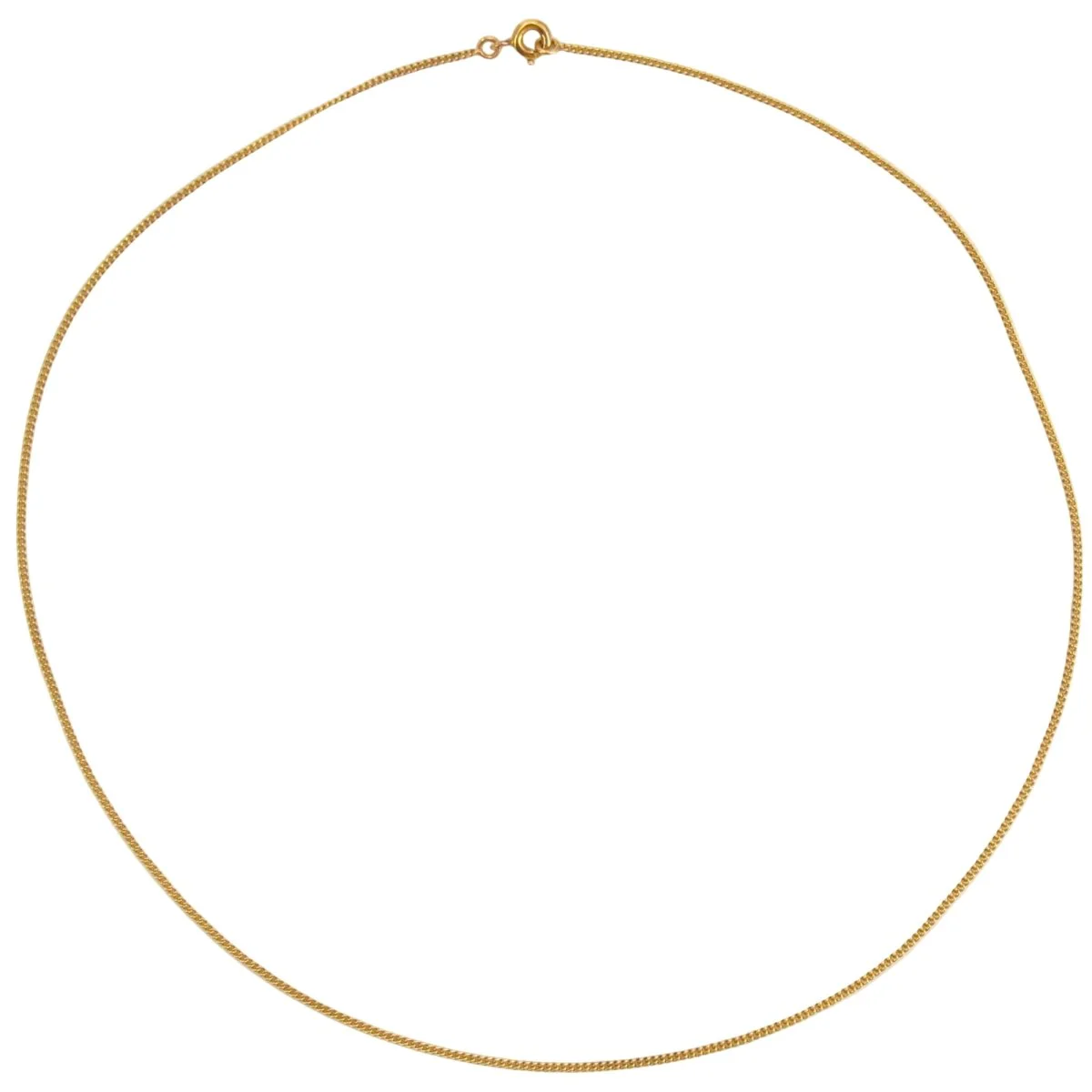 Yellow gold chain necklace - Image 4
