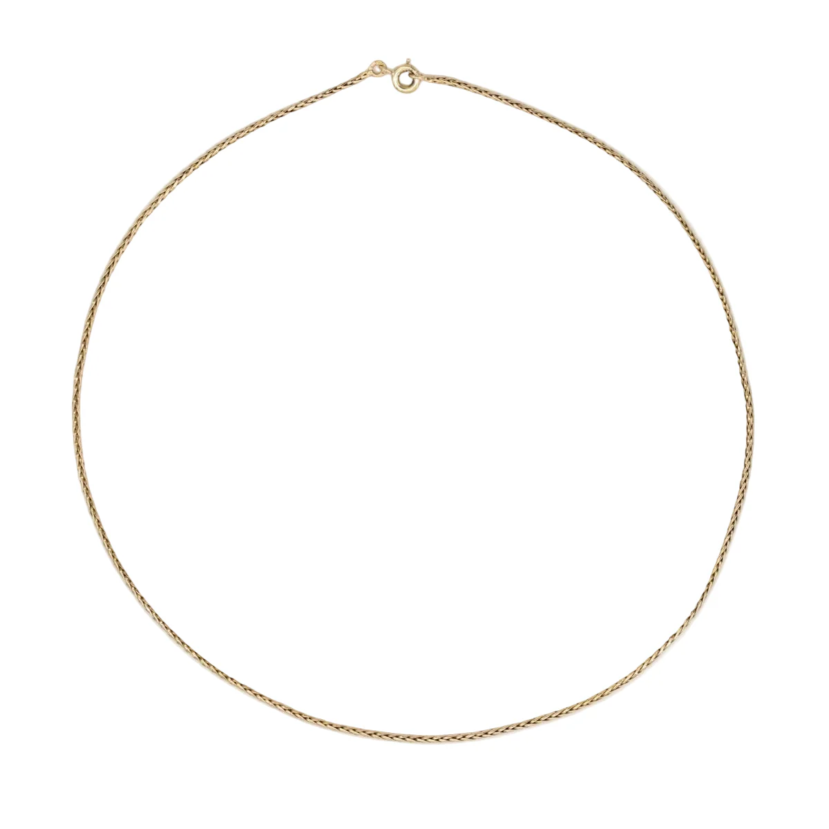 Maille necklace in yellow gold and white gold - Image 3