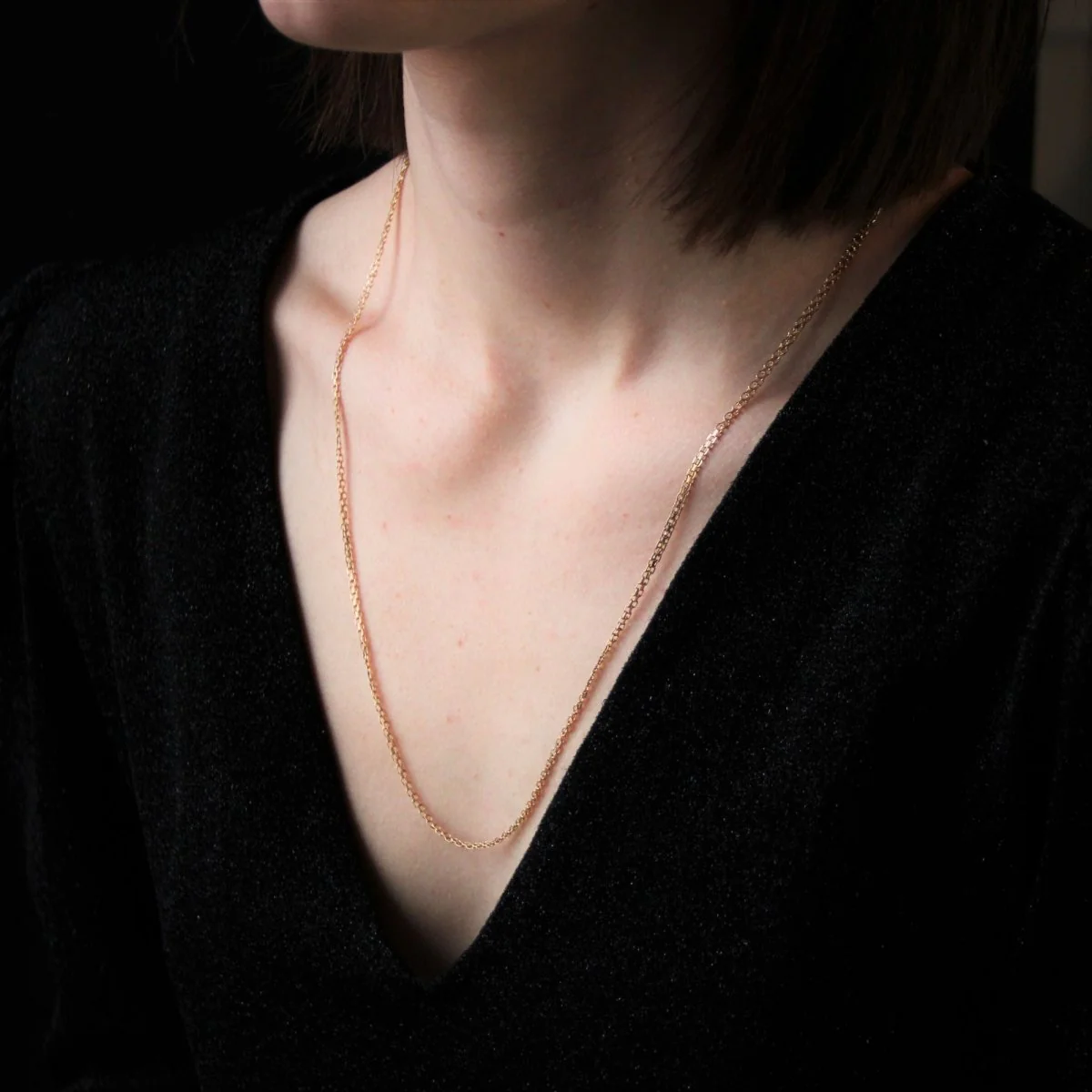 Necklace Chain in yellow gold - Image 2