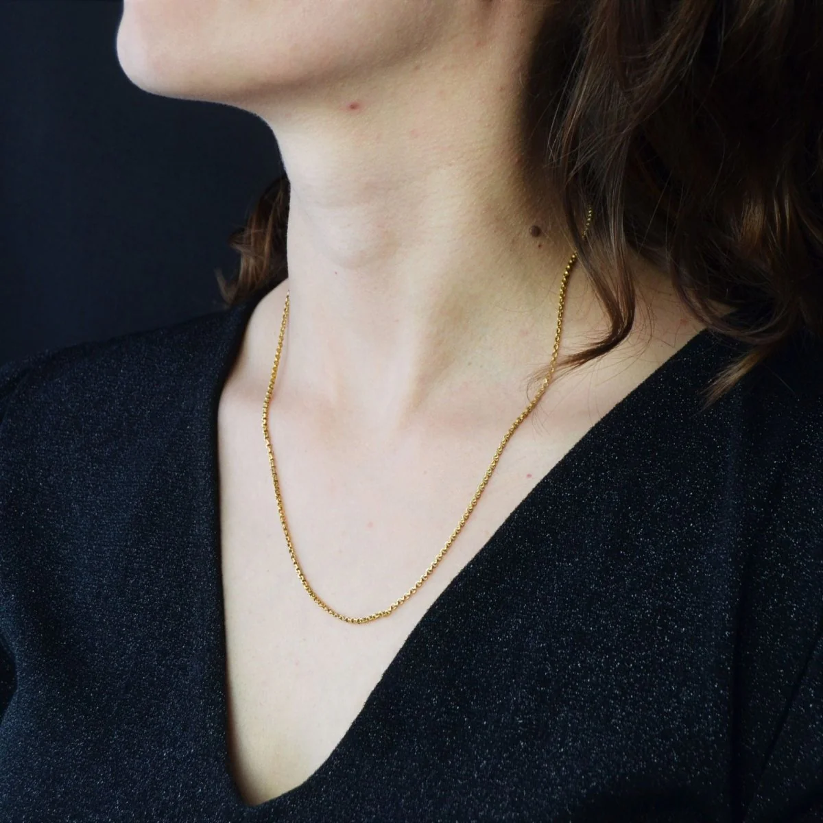 Necklace Chain in yellow gold - Image 2