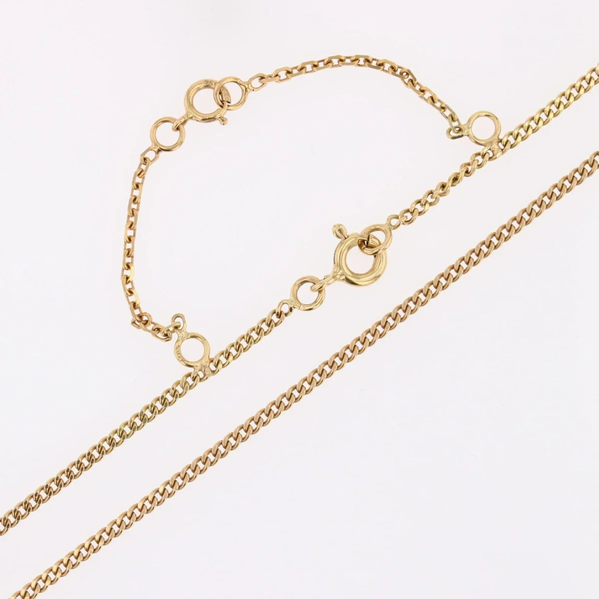 Yellow Gold Chain Necklace - Image 4